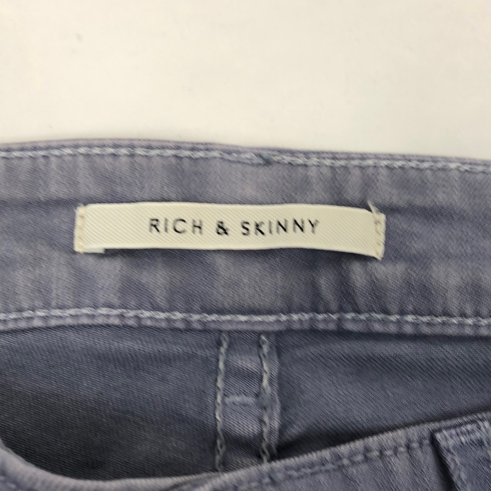 Rich & Skinny Gray Skinny Jeans Size 28 - Picture 3 of 7
